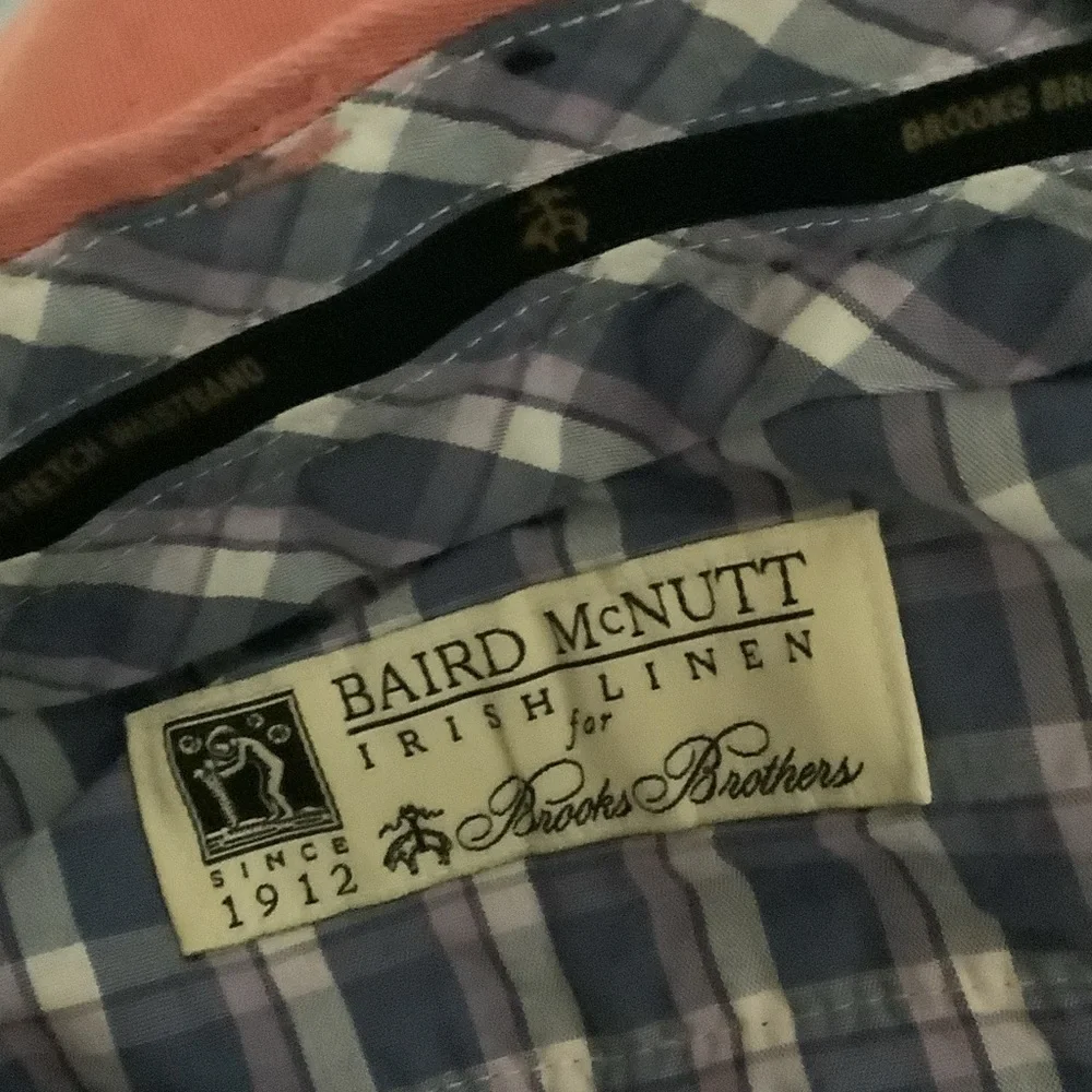 Brooks‎ Brothers Pink Men's linen pants, Baird McNutt Irish linen